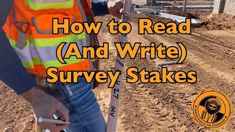 reading construction survey stakes|How To Read Grade Stakes .